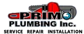 Primo Plumbing logo — wrench mascot